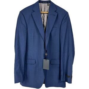 Ted Baker NWT Endurance Jarrow CT Blazer Navy Men's Size 42L MSRP $898 100% Wool
